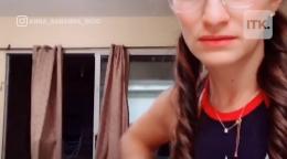 Eerie Figure Spotted In The Background Of Woman S Tiktok Video You Can See Someone Crawling