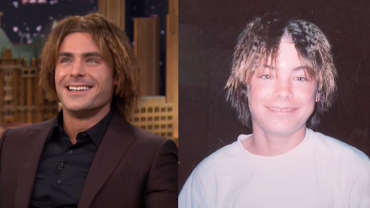 Zac Efron Reunites With Crimped Hair Gets Wet Video