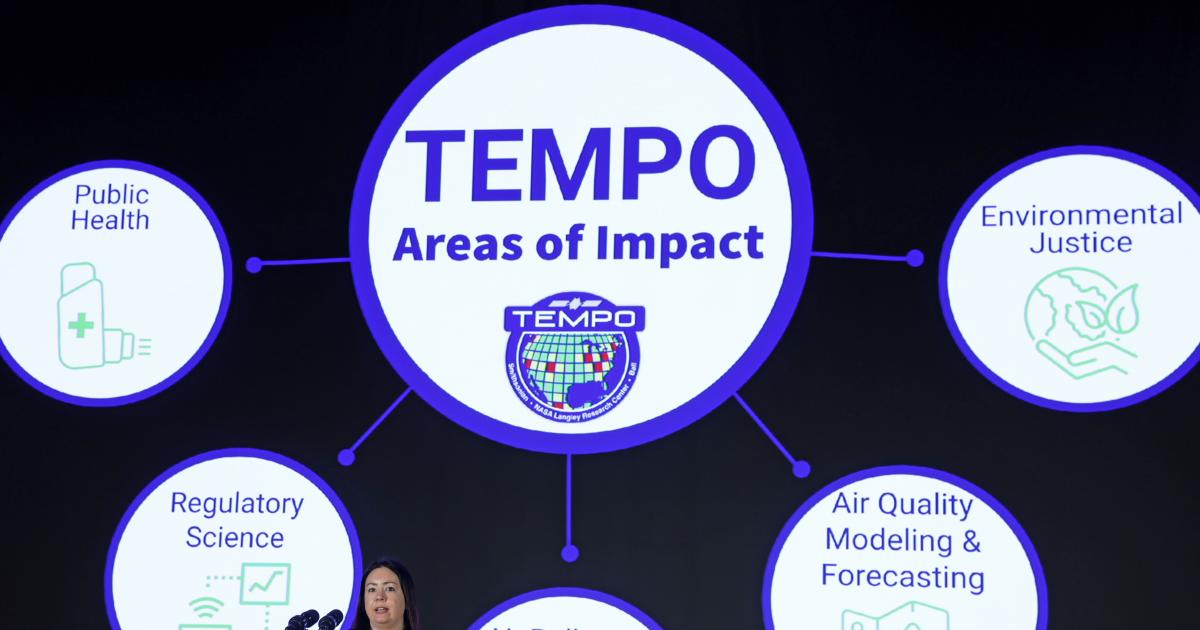 NASA 公布 TEMPO 空间仪器收集的污染地图