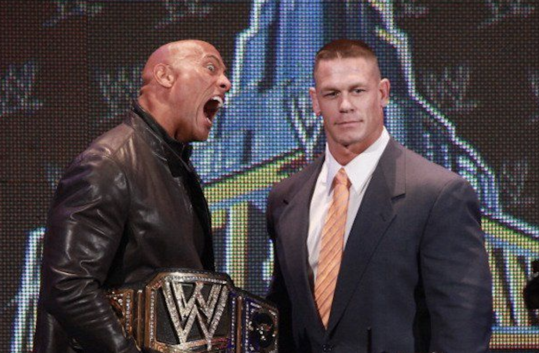 Dwayne Johnson and John Cena are teaming up — but it's not for WWE