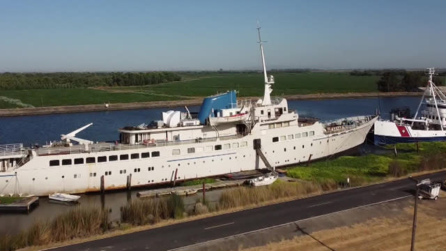 Sold on Craigslist, a cruise ship is being restored