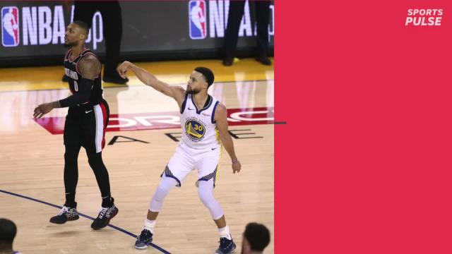 Warriors outclass tired Trail Blazers in Game 1 of West finals