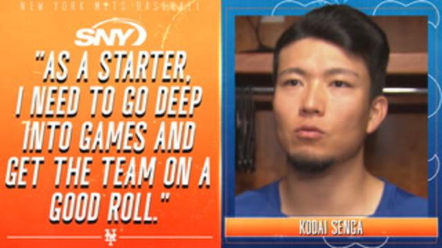 Kodai Senga on his first inning struggles against the Reds | Mets Post Game