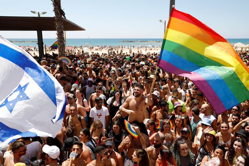 Pride parade fills Tel  Aviv streets as COVID 19 curbs 