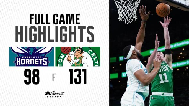 HIGHLIGHTS: ‘Stay ready' group lead C's to blowout win vs Hornets