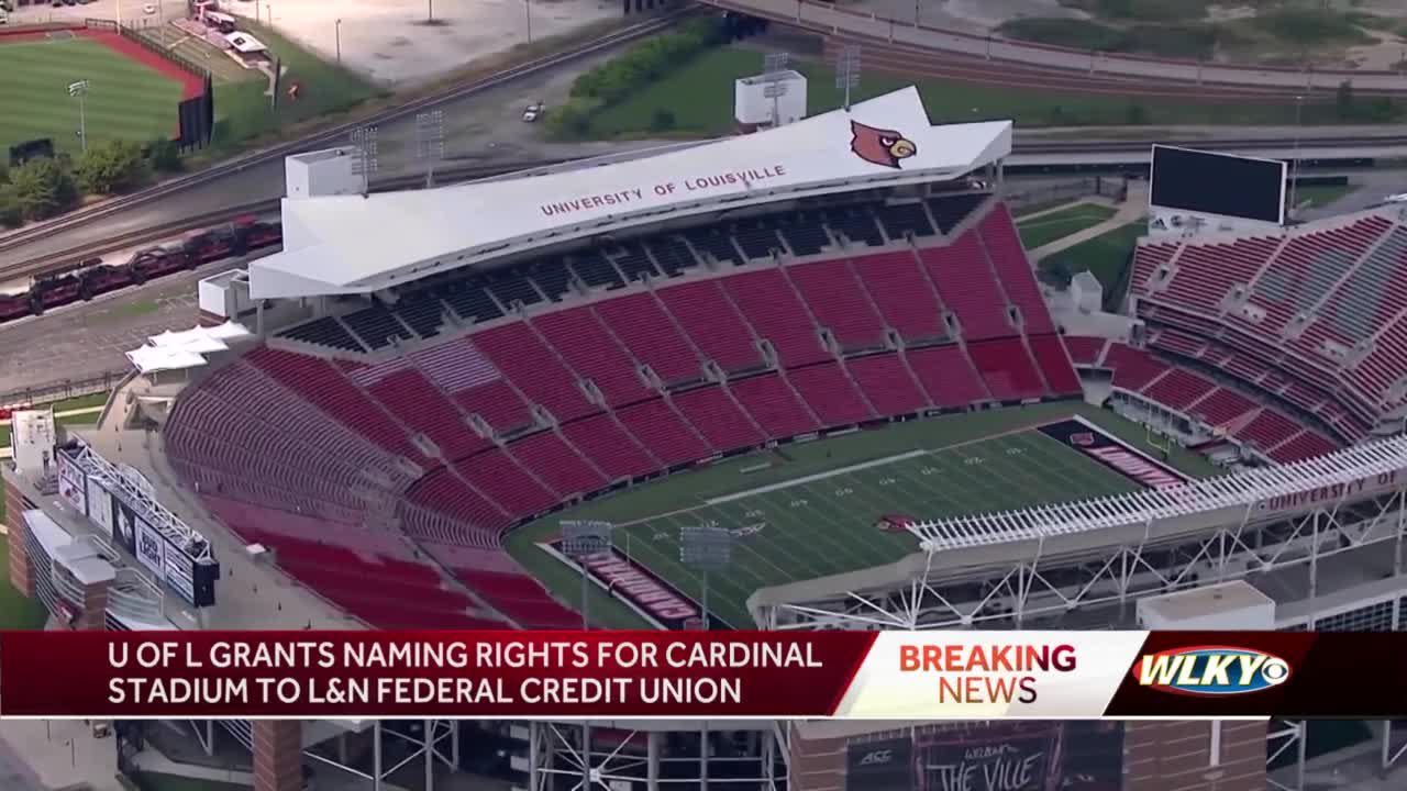 Cardinal Stadium Louisville Cardinals Football Black & White 