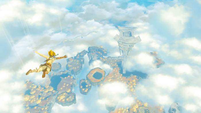 Screenshots from Nintendo's The Legend of Zelda: Tears of the Kingdom.