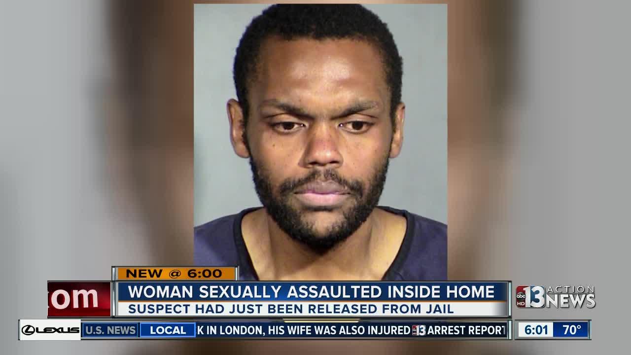 Las Vegas rape suspect had just been released from jail
