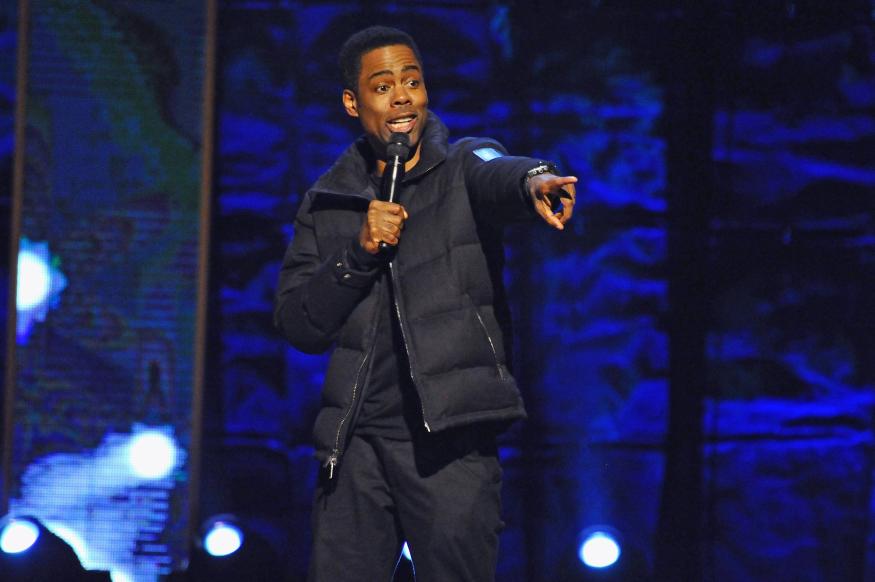 NEW YORK, NY - FEBRUARY 28:  Chris Rock performs on stage at Comedy Central's 'Night of Too Many Stars: America Comes Together For Autism Programs' on February 28, 2015 in New York City.  ()
