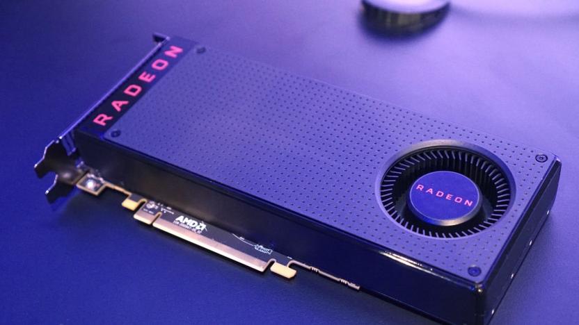 AMD's Radeon RX480 video card.