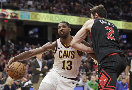 Love, Thompson lead Cavaliers past Bulls 117-111 - Yahoo Sports