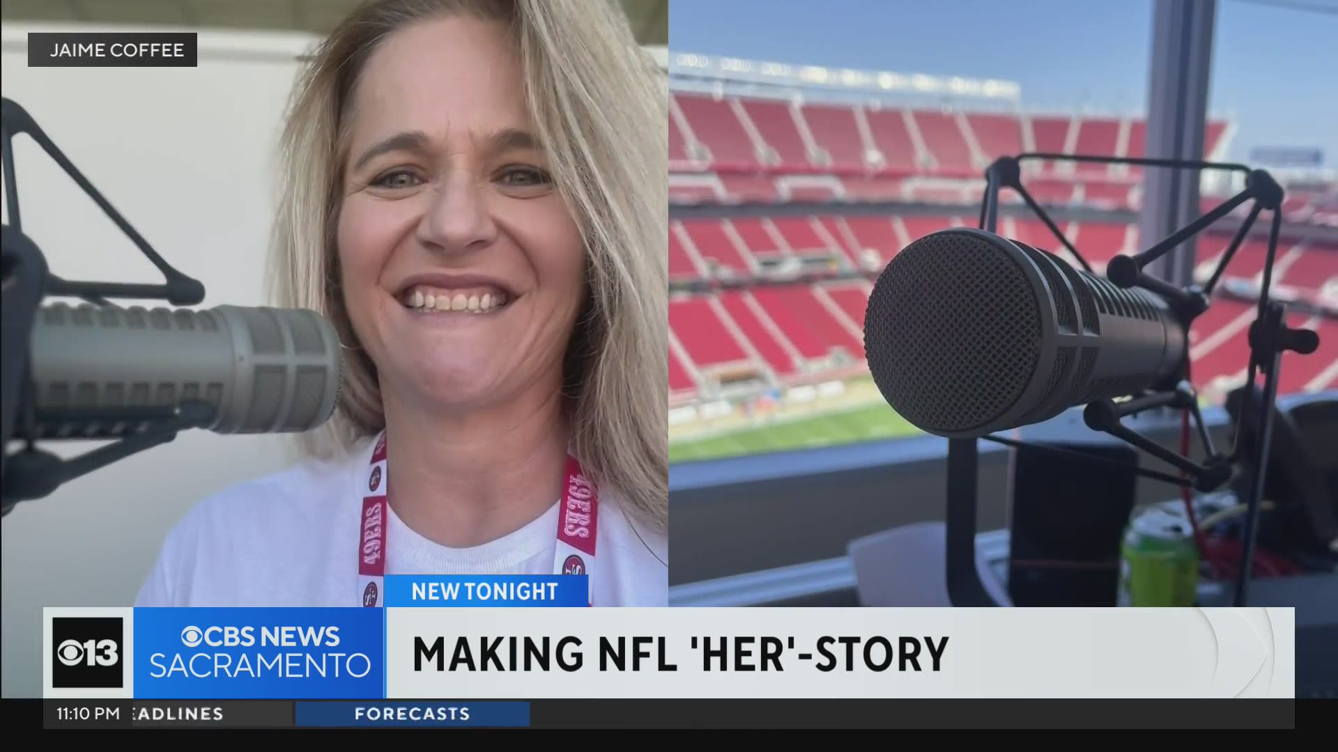 Sacramento's Jaime Coffee becomes NFL's first female PA announcer at 49ers  final preseason matchup