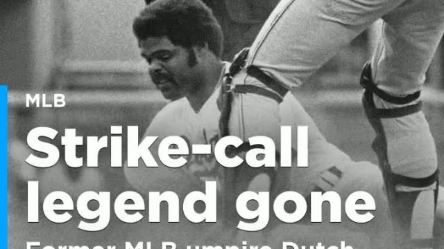 Former MLB umpire Dutch Rennert, owner of one of MLB's best strike calls, had died at age 88