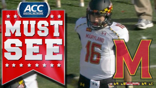 Maryland's C.J. Brown Breaks Loose For 49-Yard Touchdown Run | ACC Must See Moment