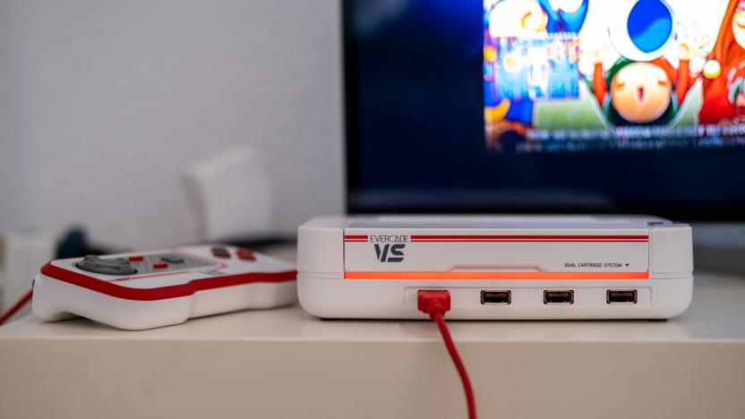 Evercade VS brings its cartridge-based retro gaming concept to the living room.