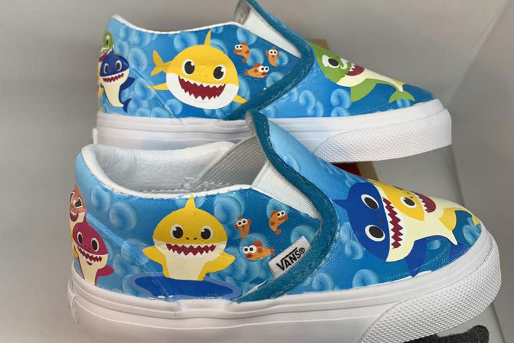 baby shark shoes vans