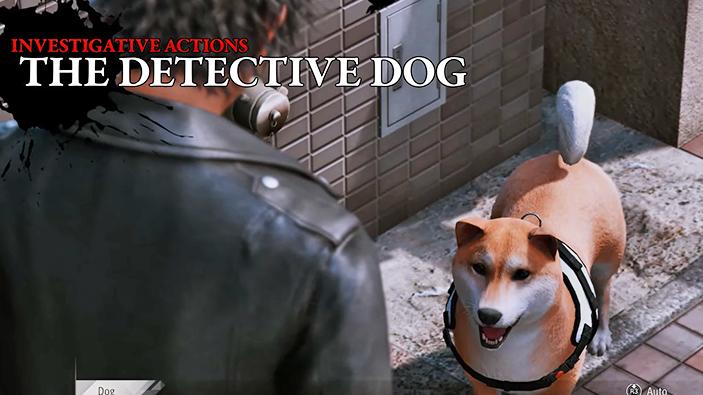 Detective dog in Lost Judgment