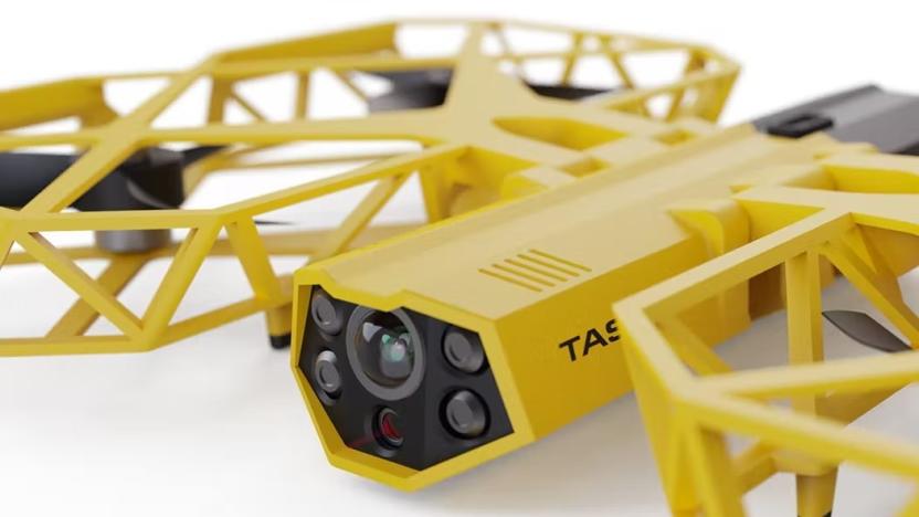 Concept for a Taser-equipped drone