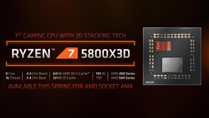 AMD unveils its first Ryzen CPU with 3D V-Cache, previews Zen 4 for late  2022 | Engadget