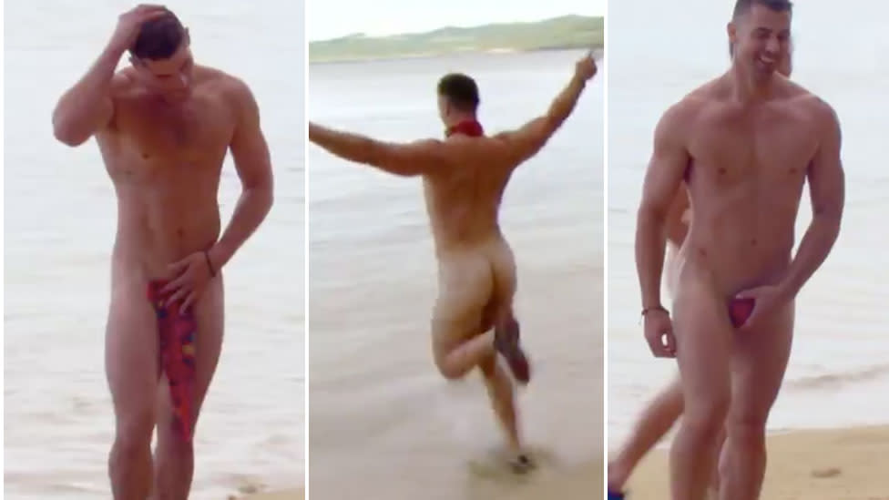 The hunky men of Australian Survivor gave viewers a naked treat.