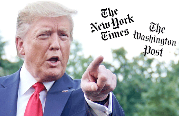 Trump calls for ban on Washington Post & NY Times