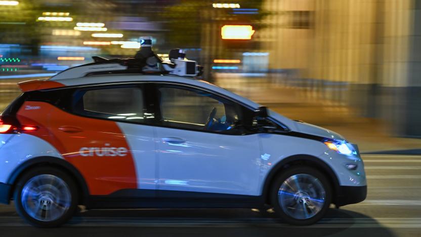 SAN FRANCISCO, CA, UNITED STATES - JULY 24: A Cruise, which is a driverless robot taxi, is seen during operation in San Francisco, California, USA on July 24, 2023. The self-driving service of âCruiseâ, the autonomous vehicle company owned by General Motor, is thought to be a step towards wider commercial deployment of a long-promised autonomous alternative to ride-hailing services such as Uber or Lyft in the US. (Photo by Tayfun Coskun/Anadolu Agency via Getty Images)