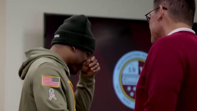 WATCH: Coach Ron Rivera surprises Commanders' four Pro Bowl selections