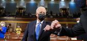 President Biden greets Sen. Patrick Leahy. (Melina Mara/AP)