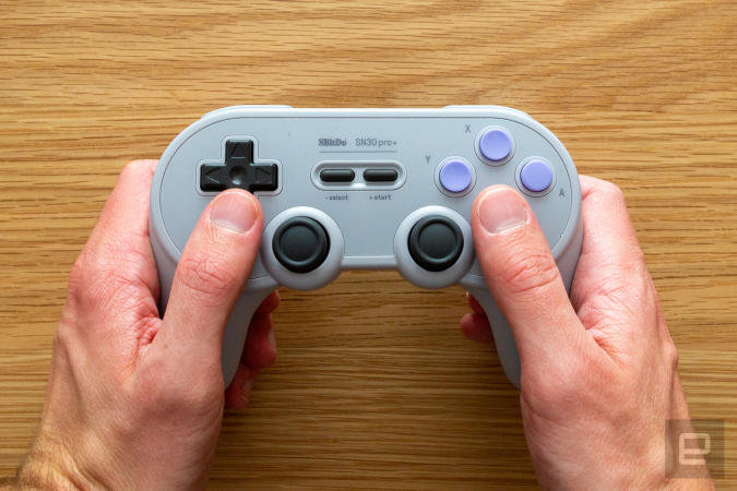 8bitdo S Sn30 Pro Is A Near Perfect Switch Controller Engadget