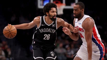 Nets hand Pistons NBA record-tying 26th straight loss