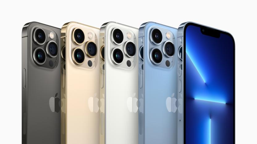 Apple iPhone 13 Pro in four colors