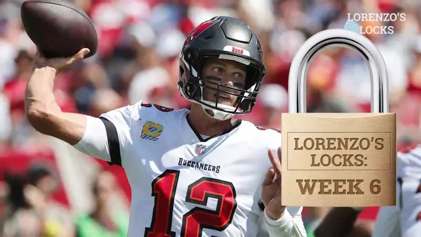 Lorenzo's Locks: Three best bets you should consider for NFL Week 6