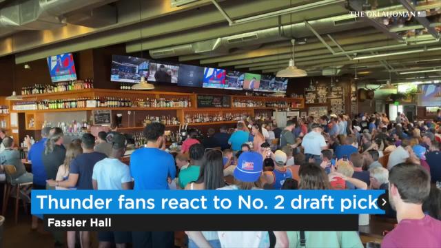 Oklahoma City Thunder fans react to No. 2 draft pick Chet Holmgren