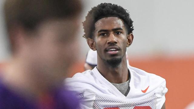 Clemson football Coach Swinney talks about a room of wide receiver talent and Ngata