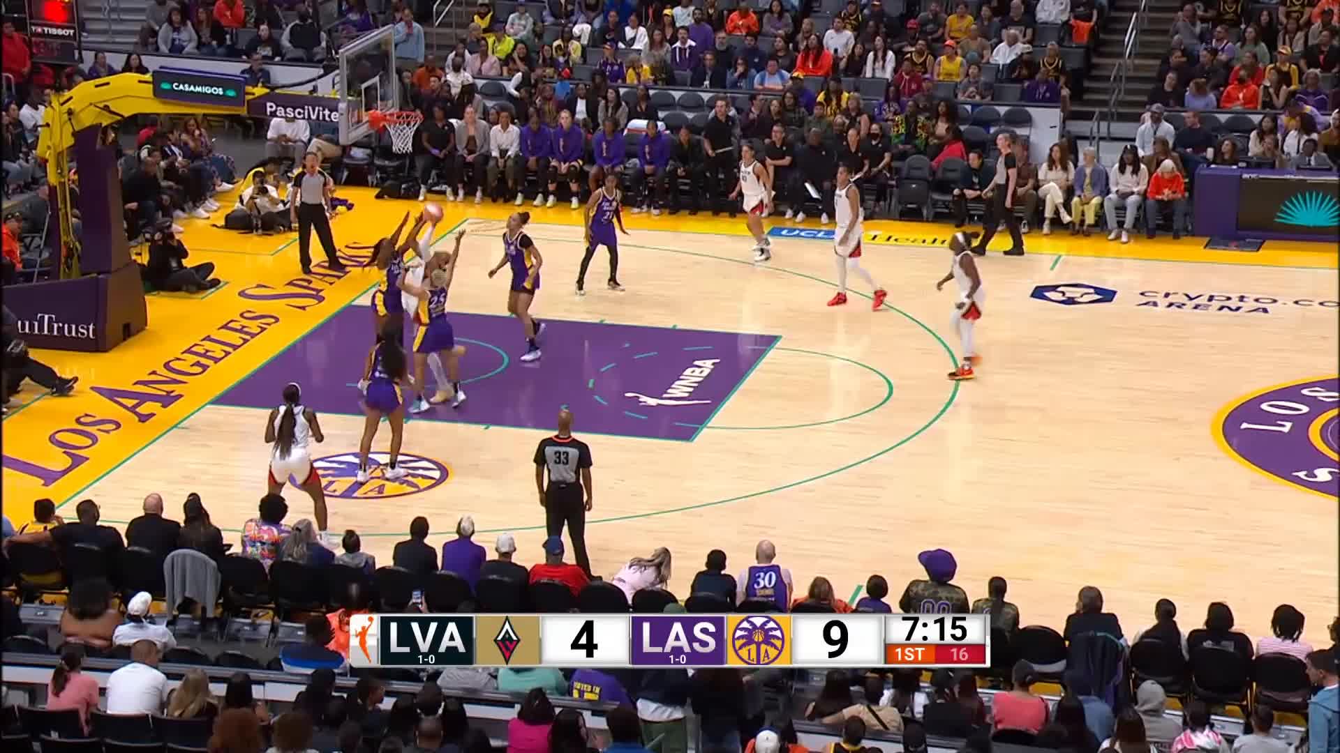 Candace Parker with a 3-pointer vs