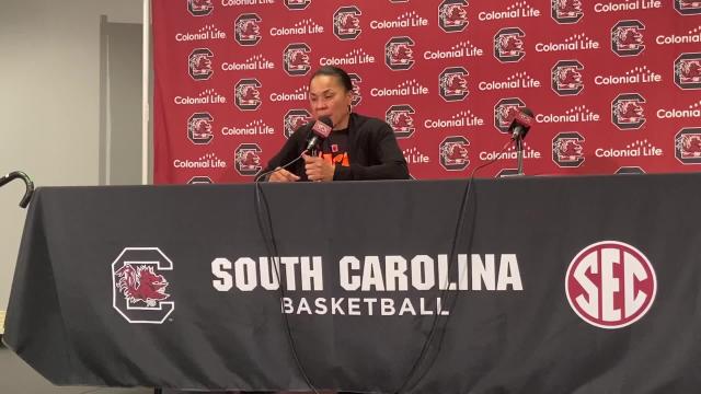 Watch South Carolina women's basketball coach Dawn Staley on win vs. No. 15 UCLA