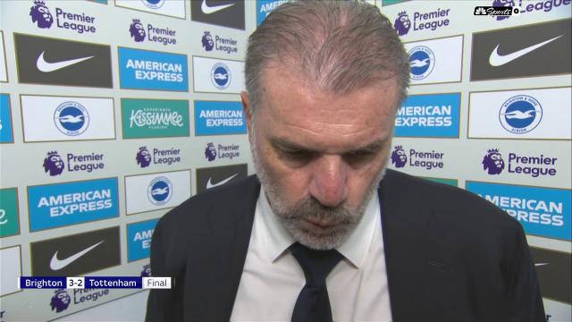 Postecoglou 'gutted' about Spurs' loss to Brighton