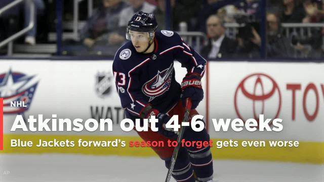 Cam Atkinson’s season to forget gets even worse