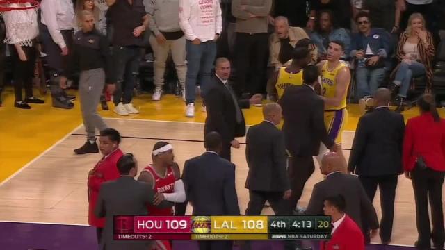 Rondo, Paul, Ingram fight Lakers/Rockets debut