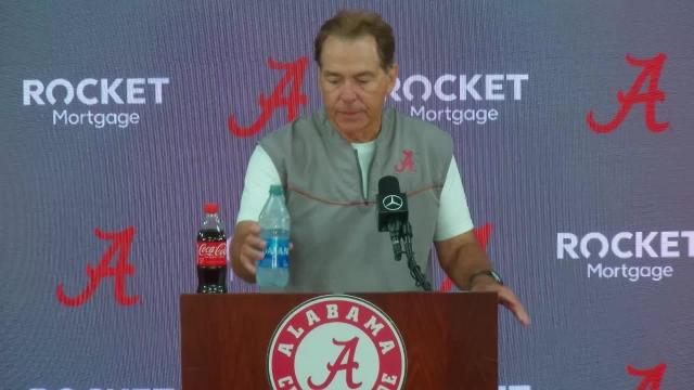 Watch: Nick Saban gives JoJo Earle injury update