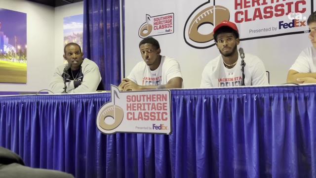 Jackson State's Deion Sanders on JSU-TSU rivalry: 'We don't know nothing about that.'