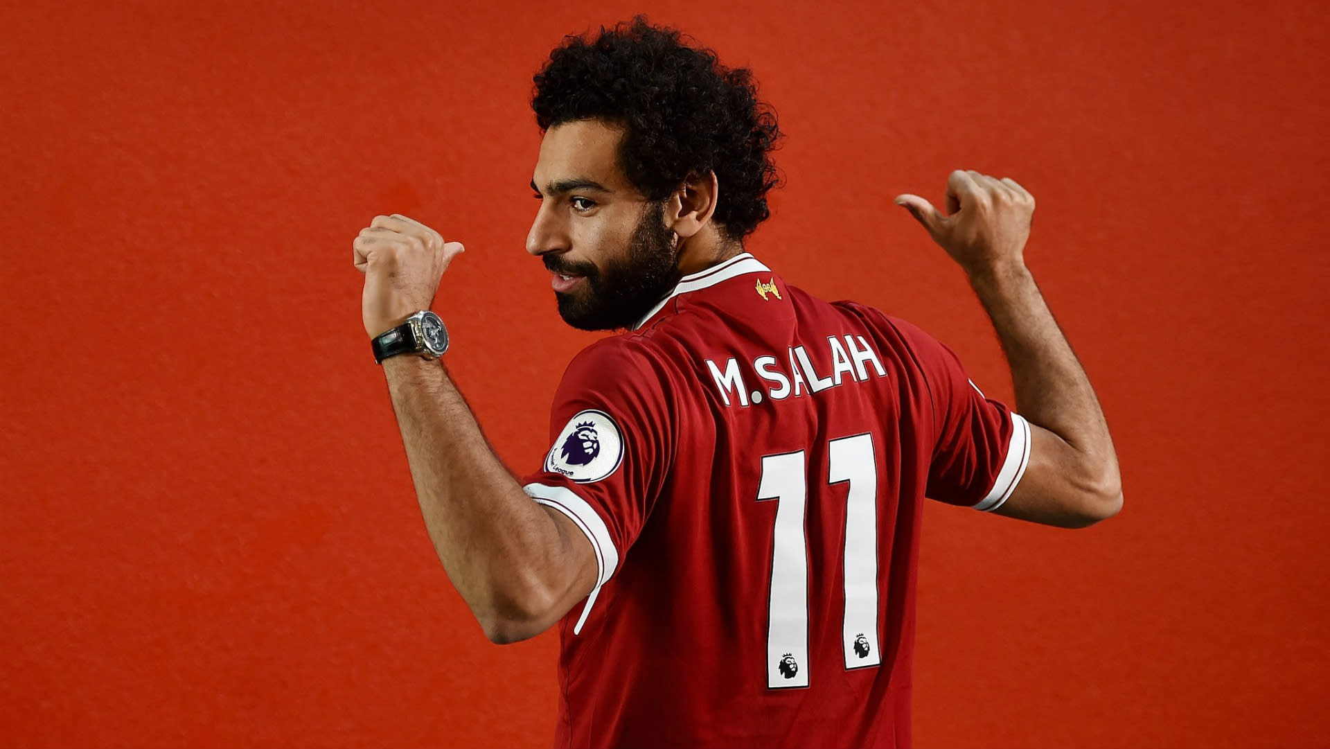 Salah gets Liverpool's No. 11 shirt as 