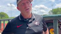 WATCH: Georgia baseball coach Wes Johnson on team's pitching, chances to host regional