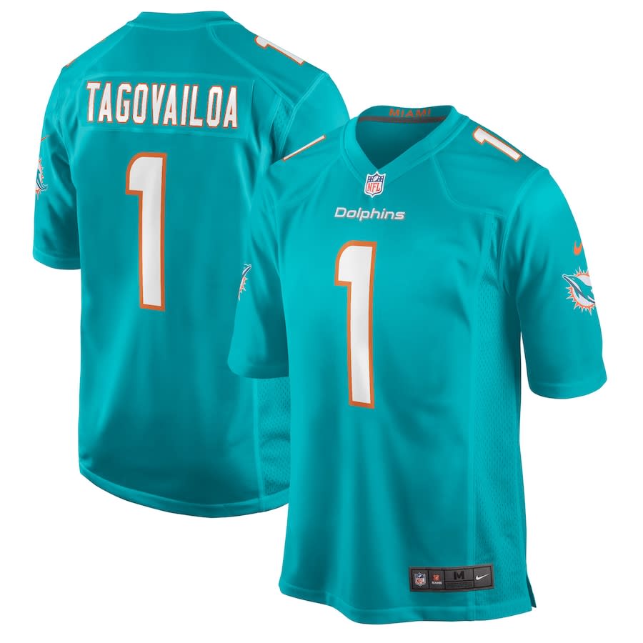 Tua Tagovailoa's Miami Dolphins jersey 