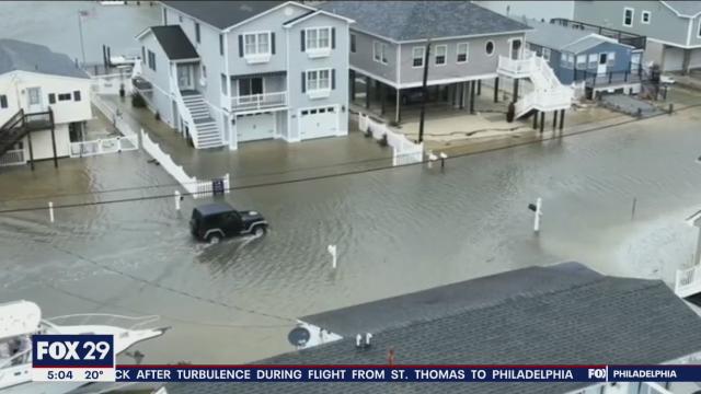 Winter storm leads to coastal flooding, traveling issues along the Jersey  Shore