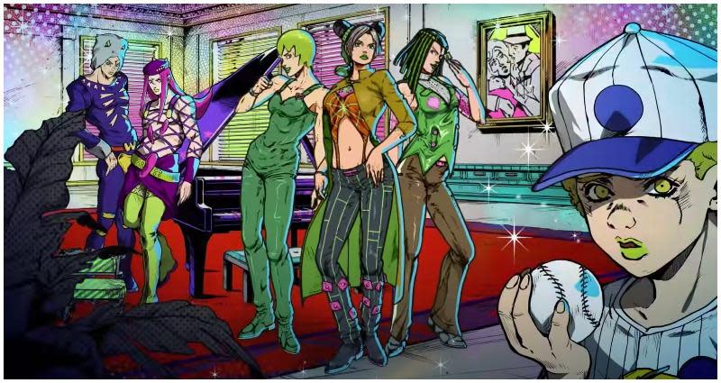 Jojo S Bizarre Adventures Anime Releases Colorful New Intro Blending Cg And 2d