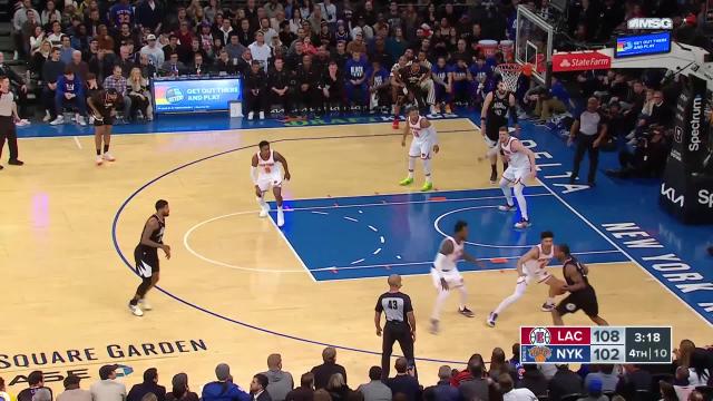 Top plays from New York Knicks vs. LA Clippers