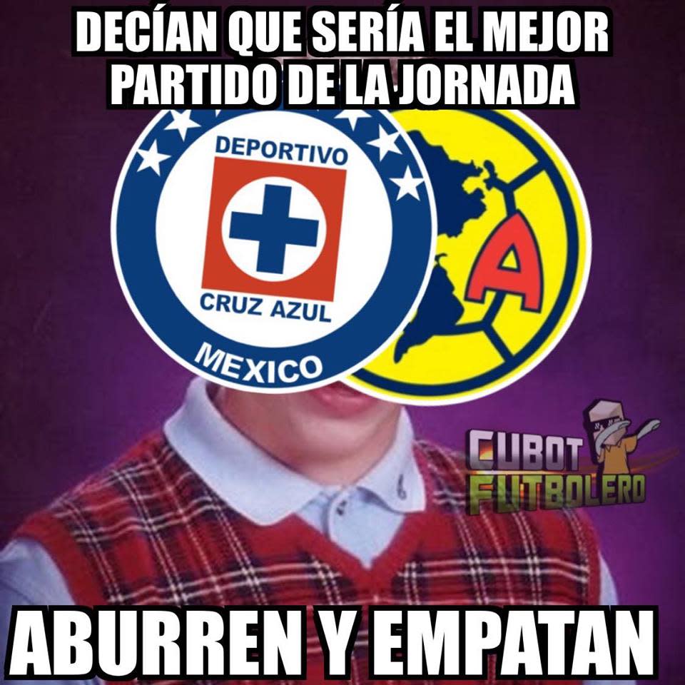 Memes Cruz Azul Vs Amrica Y Jornada 14 Apertura 2018