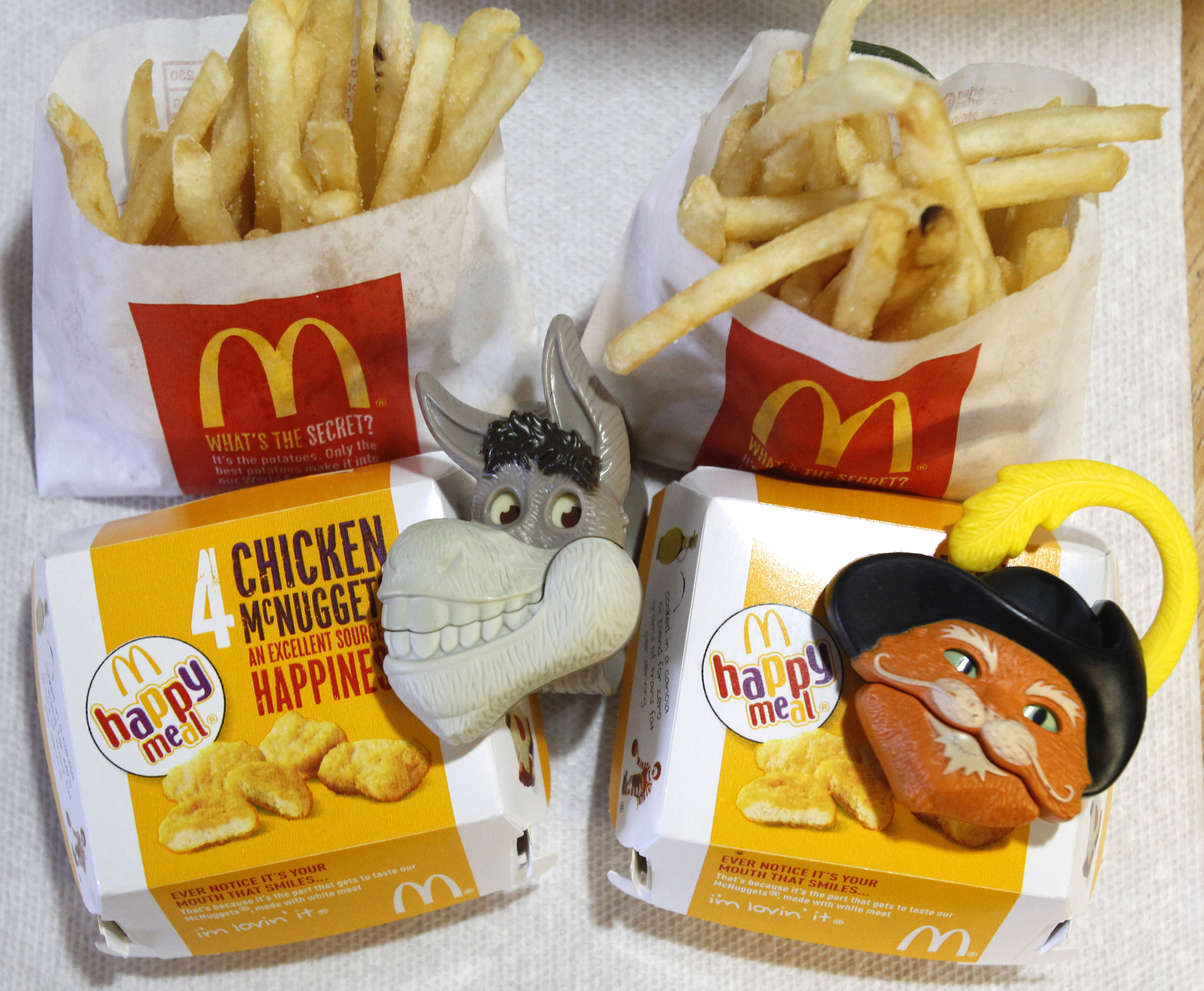 mcdonalds play food sets uk