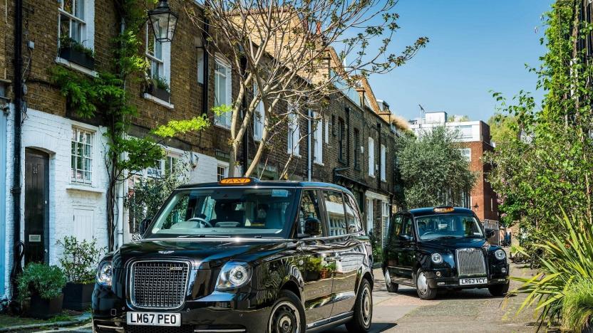 Half of London's famous Black Cab taxi fleet are now EVs